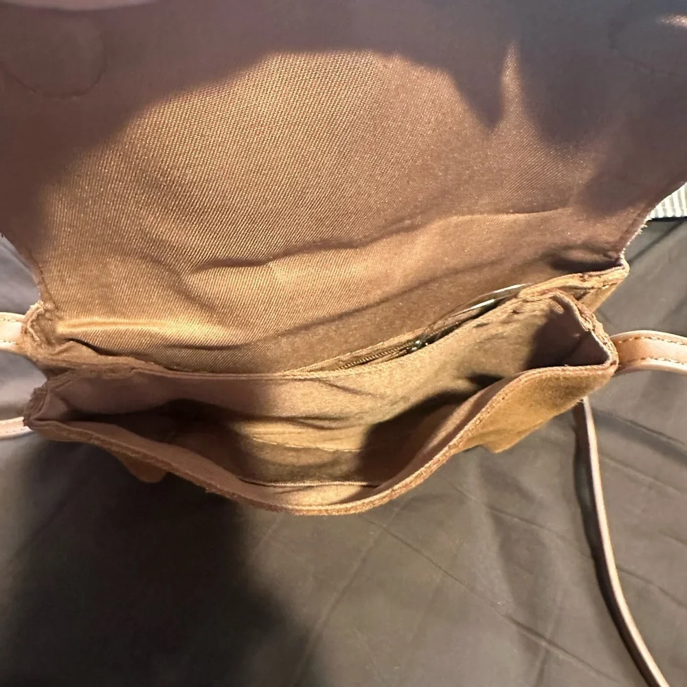 Urban Outfitters Brown Crossbody Bag with Leather Trim - Picture 4 of 5